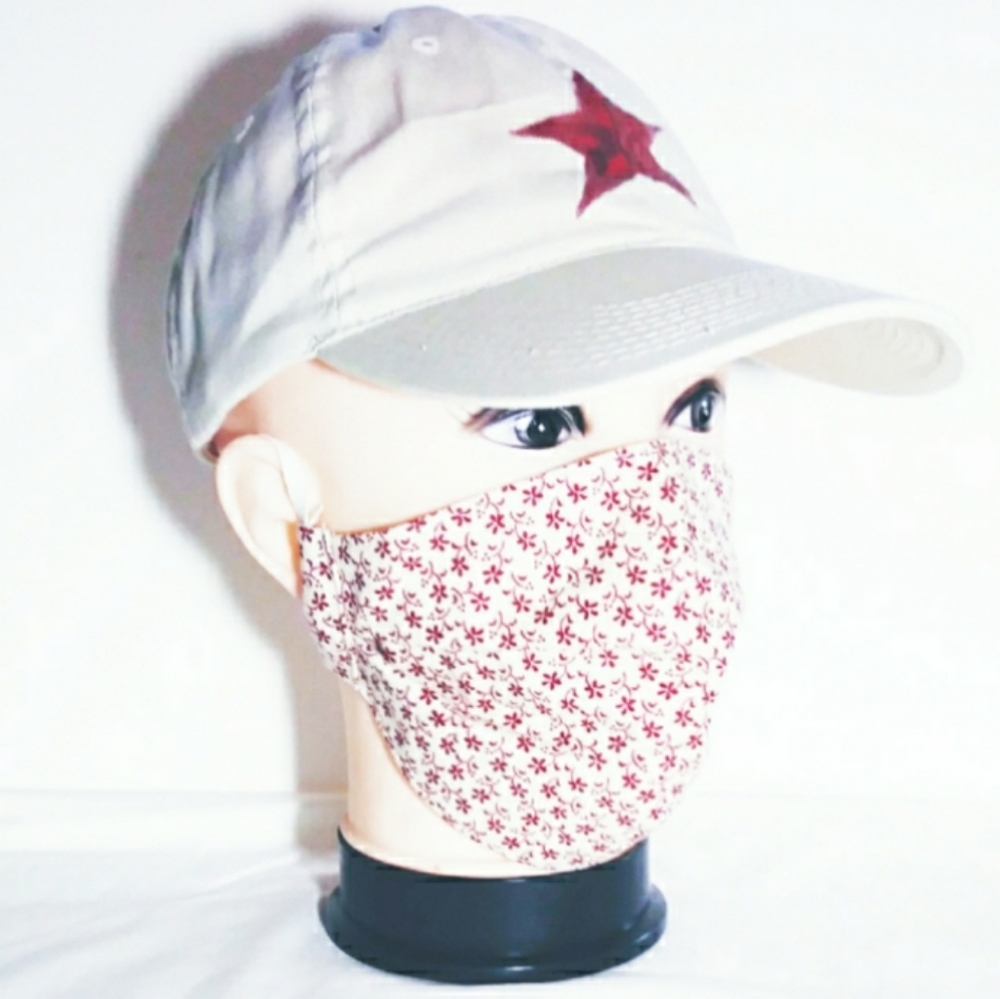 Flower Patterned Face Mask - Picture 2 of 2